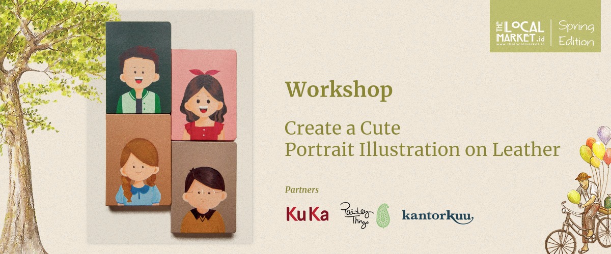 CREATE A CUTE PORTRAIT ILLUSTRATION ON LEATHER (SESSION 2)