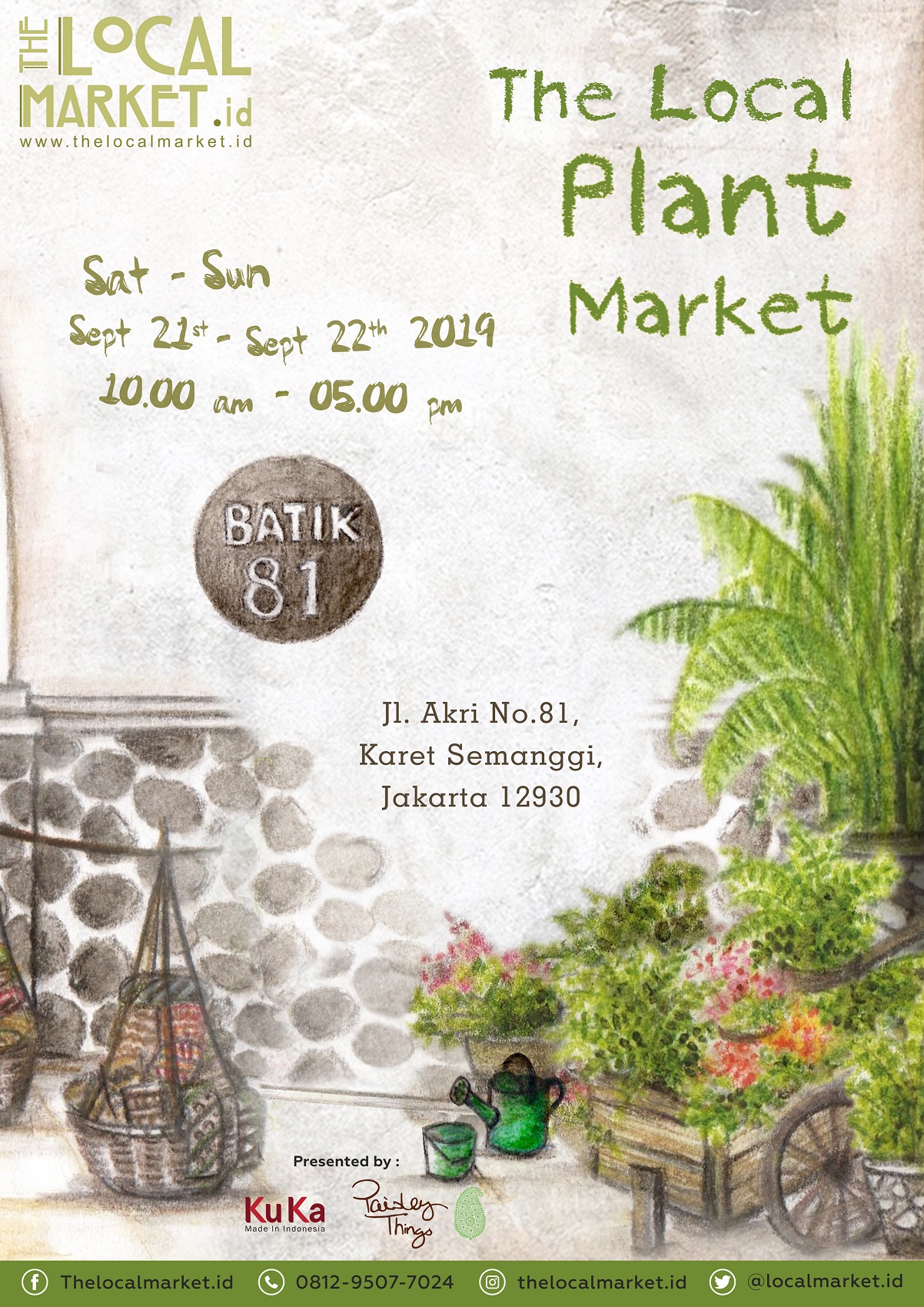 The Local Market - Plant Market @ Batik 81