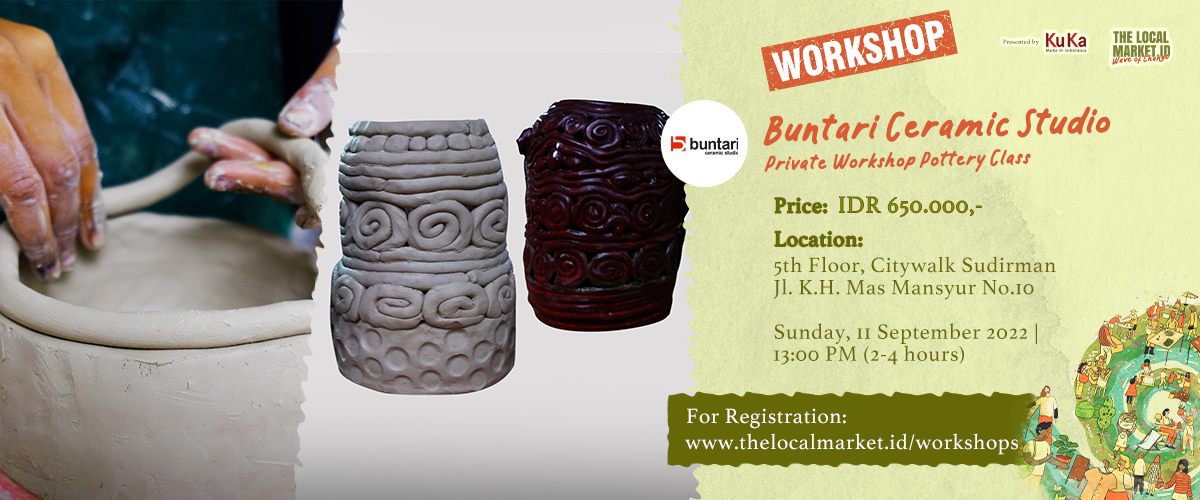 PRIVATE WORKSHOP POTTERY CLASS